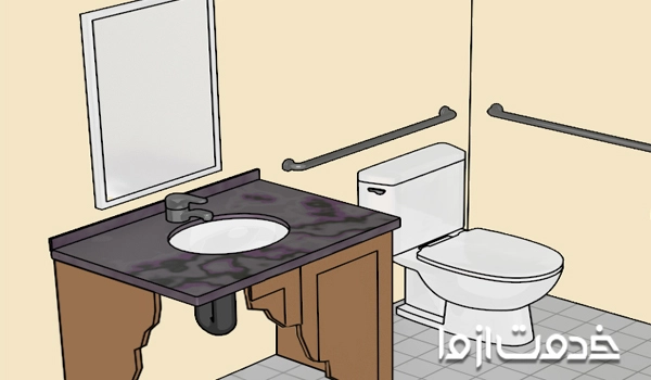 ساخت سرویس بهداشتی در خانه